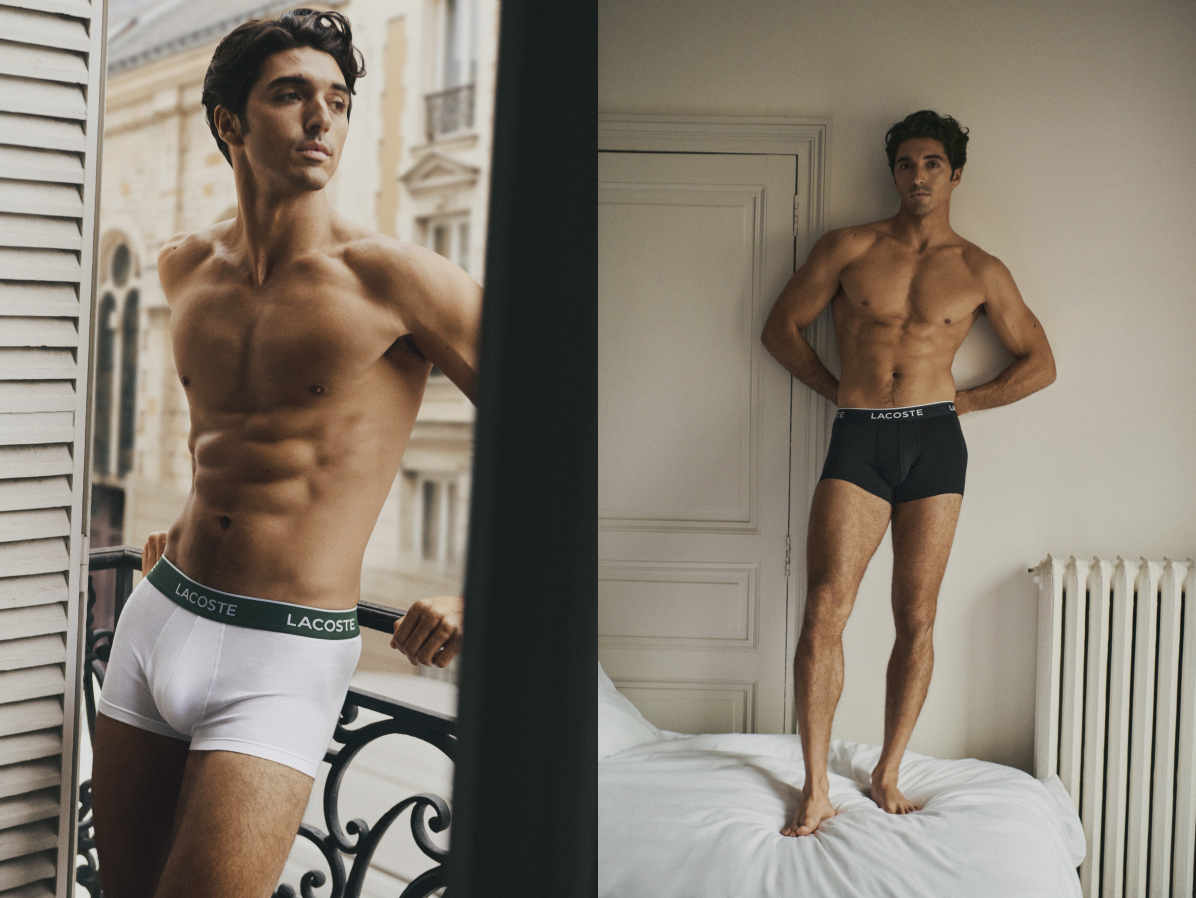 泰勒·扎克哈尔·佩雷斯担任 LACOSTE 内衣代言人